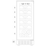 Встраиваемый винный шкаф Temptech VWC300SS
