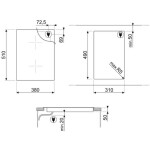 Встраиваемая газовая варочная панель Smeg SR975NGH
