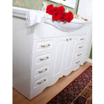 Тумба Бриклаер Анна 120 белый