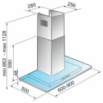 Каминная вытяжка Korting KHC 6956 X
