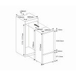 Встраиваемый холодильник Exiteq EXR-101
