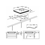 Встраиваемая индукционная варочная панель Electrolux EIT 61443 B
