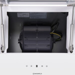 Каминная вытяжка Maunfeld Manchester Light 90 белое стекло