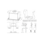 Встраиваемая вытяжка Midea MH60I370X