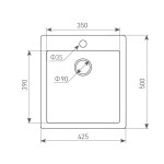 Кухонная мойка Zigmund & Shtain Platz 425 молодое шампанское
