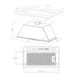 Встраиваемая вытяжка Korting KHI 6631 RB