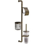 Стойка комбинированная настенная WasserKraft K-1458 светлая бронза