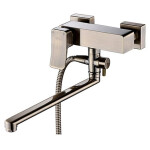 Смеситель для ванны WasserKraft Exter 1602L светлая бронза