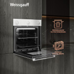 Встраиваемый электрический духовой шкаф Weissgauff EOV 202 SW