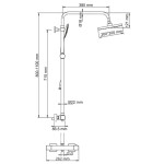 Душевая система WasserKraft A15502 Thermo
