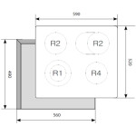 Встраиваемая электрическая варочная панель Lex EVH 642 BL