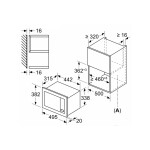 Встраиваемая микроволновая печь Bosch BFL523MW3
