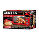 Мини-печь Centek CT-1537-30 красный