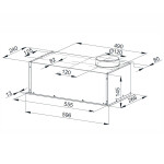 Каминная вытяжка Weissgauff Alpha 60 PB WH
