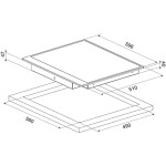 Встраиваемая электрическая варочная панель Smeg P864AO