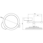 Зеркало косметическое Langberger 71785