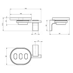 Мыльница Sonia Eletech 114078