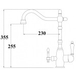 Смеситель для кухни ZorG ZR 312 YF-33 Nickel