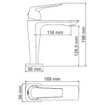 Смеситель для умывальника WasserKraft Neime 1903