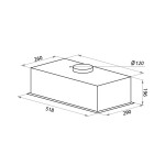 Встраиваемая вытяжка HOMSair Crocus Push 52 белый