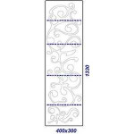 Clarberg Элеганс пенал подвесной правый, белый (El.05.04/R)