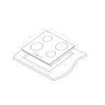 Встраиваемая индукционная варочная панель Thomson HI20-4N06