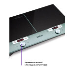 Настольная плита Kitfort КТ-155 черный