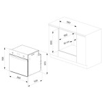 Встраиваемый электрический духовой шкаф Lex EDM 070 IX