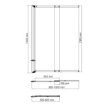 Душевая шторка WasserKraft Main 41S02-100