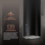 Каминная вытяжка Weissgauff Gracia BL