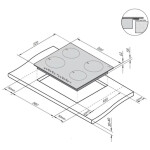 Встраиваемая индукционная варочная панель Darina P EI305 B