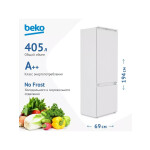 Встраиваемый холодильник Beko BCNE400I35ZS