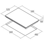 Встраиваемая индукционная варочная панель Cata I 6104 BK