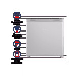 Холодильник Maunfeld MFF50SL