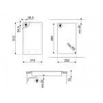 Встраиваемая электрическая варочная панель Smeg PGF32C