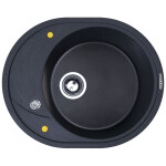 Кухонная мойка Zigmund & Shtain Kreis OV 575 темная скала