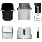 Фритюрница Kitfort КТ-2022 черный/серебристый