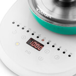 Чайник электрический Kitfort КТ-6130-3 белый/бирюзовый