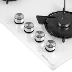 Встраиваемая газовая варочная панель HOMSair HGG641EWH