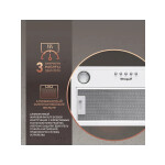 Каминная вытяжка Weissgauff Alpha 45 PB WH