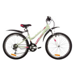 Велосипед Novatrack 24SHV.JENNYPRO.12GN23 мятный
