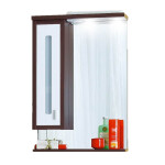 Зеркало-шкаф Бриклаер Бали 62 L венге