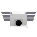 Каминная вытяжка Maunfeld Manchester Light 90 белое стекло