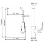 Смеситель для кухни WasserKraft Neime 1907