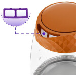 Чайник электрический Kitfort KT-6123-4 оранжевый