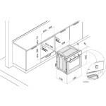 Встраиваемый газовый духовой шкаф Korting OGG 741 CRB