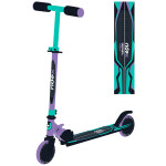 Самокат Ridex Rebel 125 фиолетовый/мятный