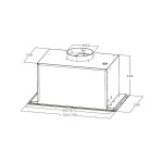 Встраиваемая вытяжка Midea MH60I300X