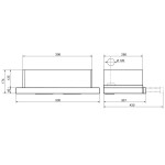 Встраиваемая вытяжка Elikor NT5311BX