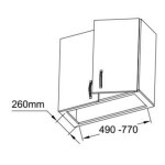 Встраиваемая вытяжка Korting KHI 6997 GB